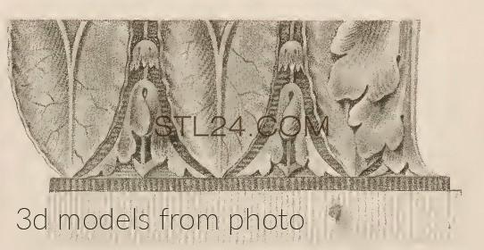 Фризы (FRIESE_0254 -  | 3D model 3DSMAX / OBJ / STL) 3D модель для ЧПУ станка